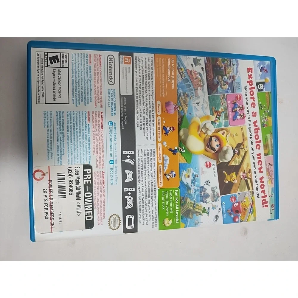 Super Mario 3D World (Nintendo Wii U,‎ 2013)